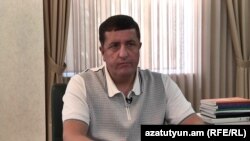 Armenia - The acting director general of Electric Networks of Armenia, Davit Ghazinian, talks to RFE/RL, Yerevan, June 27, 2025.