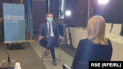 "Nemamo dovoljno vakcina za 2021., a s druge strane imate par zemalja koje kupuju dosta vakcina, pa nema jednakosti globalno.": Fabio Scano, šef Ureda Svjetske zdravstvene organizacije (SZO) u BiH u razgovoru sa novinarkom RSE, Sarajevo 6. april 2021.