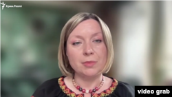 Катерина Сердюк, двоюрідна сестра Валентина Виговського, громадянська активістка (скріншот із відео)