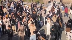 Туркменские студенты университета Алтынбаш в Стамбуле вышли на протест против незаконного отчисления. Фото с сайта turkmen.news