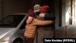 Зураб Джапаридзе вместе с женой и ребенком