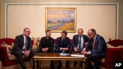 Лідери європейських країн із президентом України в Києві 10 травня