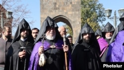 Armenia - A divine liturgy at the Mother See of Holy Etchmiadzin dedicated to the 26th anniversary of the enthronement of His Holiness Garegin II, Catholicos of All Armenians. Vagharshapat, Armenia, 2 Nov, 2025