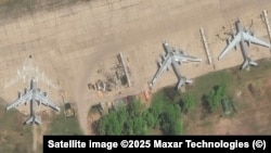 Супутниковий знімок російської авіабази «Українка». 27 травня 2025 року