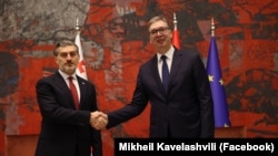 Михаил Кавелашвили и Александр Вучич