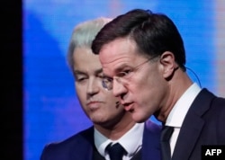 Izborna TV debata Marka Ruttea i Geerta Wildersa, 13. mart 2017.