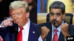 ԱՄՆ նախագահ Դոնալդ Թրամփ, Վենեսուելայի նախագահ Նիկոլաս Մադուրո, կոլաժ