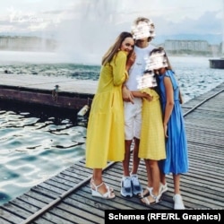Журналісти «Схем» розшукали фото колишньої дружини Германа Галущенка із його дітьми на набережній у Женеві. Серед них і Максим