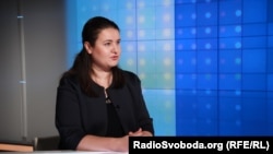 Украинанын АКШдагы элчиси Оксана Маркарова.