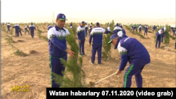 Döwlet telewideniýesiniň maglumatyndan alnan surat.