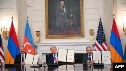 Հայաստանը, Ադրբեջանն ու ԱՄՆ-ն ստորագրել են վաշինգտոնյան փաստաթղթերը