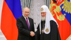 Президент Владимир Путин и патриарх Кирилл. Иллюстративная фотография