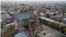 Armenia - An aerial view of the center of Gyumri.