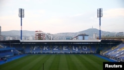 Stadio Grbavica u Sarajevu (14. oktobar 2018)