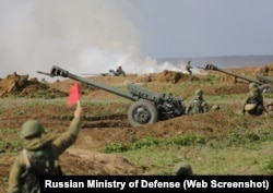 Навчання ЗС РФ на мисі Опук. Крим, архівне фото