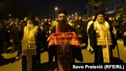 Litije SPC na ulicama Podgorice, februar 2020.