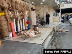 Bazarul din Sulaymaniyah, Irak, septembrie 2021.