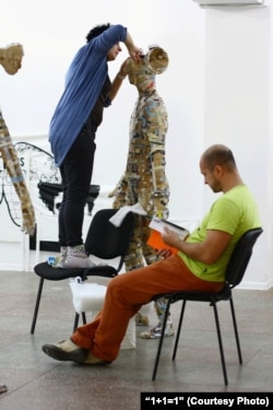 Vis-a-Vis. Скульптуры “Сувязь“. 2009. Галерэя сучаснага мастацтва “Ў”, Менск