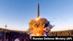 Росія, 2020 рік. Під час запуску міжконтинентальної балістичної ракети наземного базування в рамках навчань за участю стратегічних ядерних сил країни