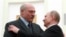 Аляксандар Лукашэнка і Ўладзімір Пуцін. Архіўнае фота