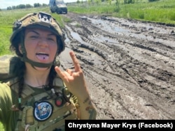 Христина на фронті