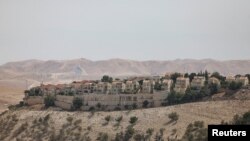 O vedere a coloniei israeliene Maale Adumim, în Cisiordania ocupată de Israel.