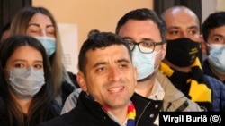 George Simion, liderul Alianței pentru Unirea Românilor, partid înființat cu numai un an în urmă, București, 6 decembrie 2020.