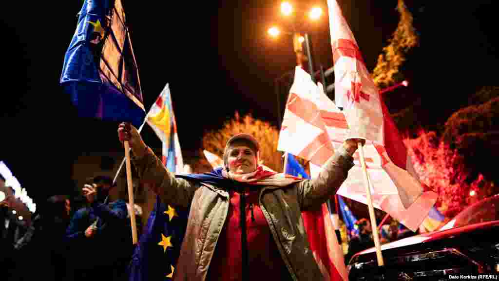 Участница шествия