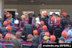 Страйк шахтароў у Салігорску, жнівень 2020. Архіўнае фота