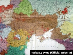 Карта країн і населення Європи німецького професора історії Дітріха Шефера, 1918 рік