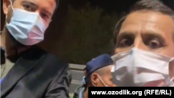 Jahongir Otajonov Toshkent aeroportida. 12 - may, 2021 yil.