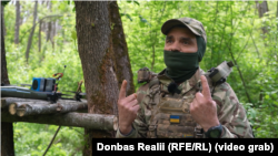 Військовослужбовець 40-ї ОАБр з позивним «Кама»