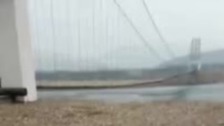 "Танцующий" подвесной мост между Михайловкой и Приисковой.mp4