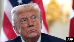 Президент США Дональд Трамп у Trump Turnberry у місті Тернберрі, що на південному заході Шотландії, 28 липня 2025 року