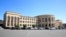 Armenia - A view of the building of Gyumri's municipial administration, November 5, 2024. 
