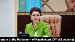 Dariga Nazarbaýewa Gazagystanyň Mejlis Senatynyň başlygy bolan döwründe.