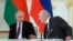 Уладзімір Пуцін і Аляксандар Лукашэнка, 2017 год