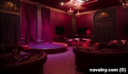 Предполагаемое помещение для стриптиза во "дворце Путина". Визуализация ФБК на основе архитектурного проекта