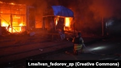 Последствия российских атак в Запорожье