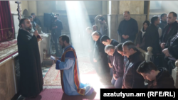 Լուսանկարը Արարատի Սուրբ Հակոբ եկեղեցում մատուցված պատարագից