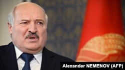 BELARUS – Alexander Lukashenko speaks during an exclusive interview with Agence France-Presse (AFP) at his residence, the Independence Palace, in the capital Minsk on July 21, 2022 