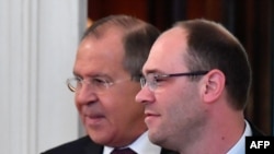 Davor Ivo Stier i Sergej Lavrov u Moskvi