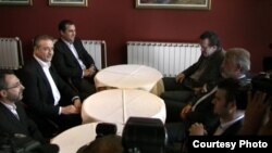 Архивска фотографија: Средба на лидерите на СДСМ и на ДПА, Бранко Црвенковски и Мендух Тачи.