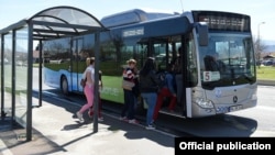 Скопје тестира нов градски автобус на ЦНГ