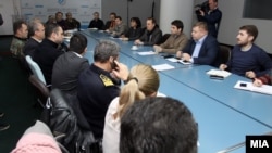 Состанок на Кризниот штаб поради снежното невреме.