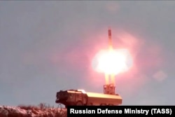 Пуск крилатої надзвукової ракети «Онікс» із берегового комплексу «Бастіон». Архівне фото