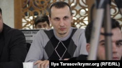 Сервер Мустафаєв на засіданні об’єднання «Кримська солідарність». Сімферополь, 23 грудня 2017 року