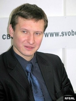 Станислав Маркелов в студии Радио Свобода в Москве, 26 декабря 2006 года