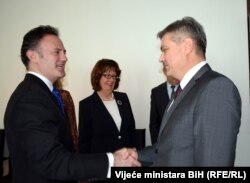 Denis Zvizdić i Nathan Sales, Sarajevo 15. oktobar, 2018.