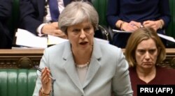 Fostul premier britanic Theresa May, martie, 2018